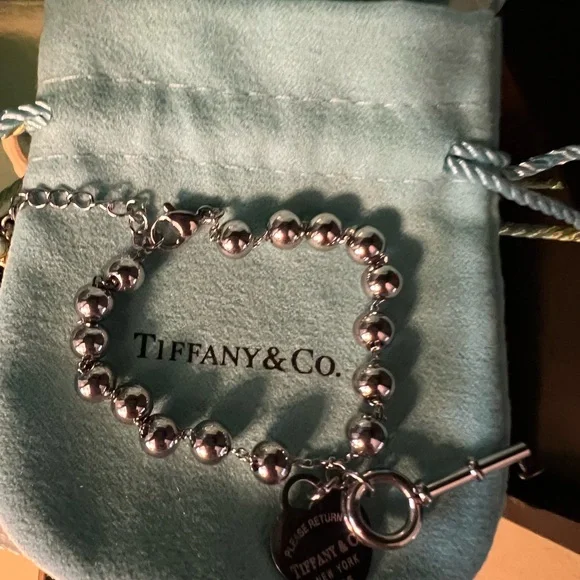 Tiffany & Co. Hardware Ball Bead Bracelet Full Inclusion - Picture 2 of 12